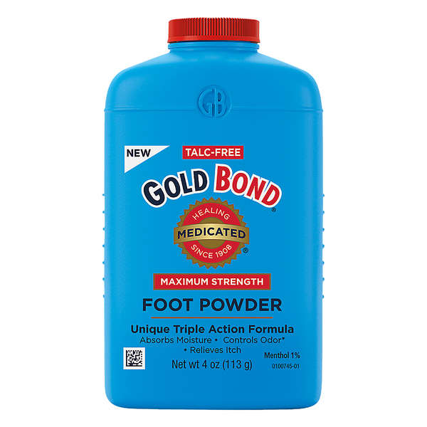 Image for Gold Bond Foot Powder, Maximum Strength, Unique Triple Action Relief,4oz from Nathan's Wellness Pharmacy & Apothecary