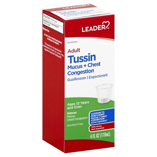 Image for Leader Tussin, Adult,4oz from Nathan's Wellness Pharmacy & Apothecary