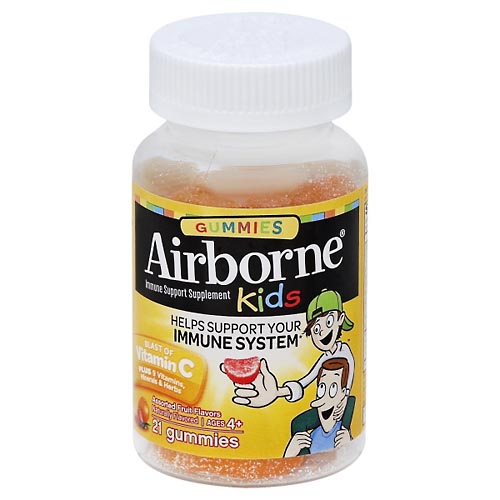 Image for Airborne Immune Support, Gummies, Assorted Fruit Flavors,21ea from Nathan's Wellness Pharmacy & Apothecary