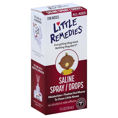 Image for Little Remedies Saline Spray/Drops,1oz from Nathan's Wellness Pharmacy & Apothecary