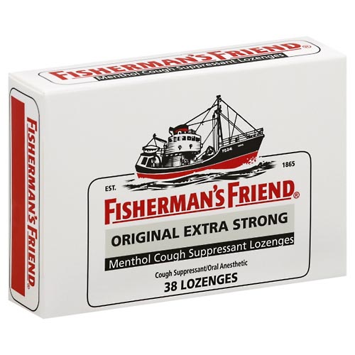 Image for Fishermans Friend Cough Suppressant, Original Extra Strong, Lozenges, Menthol,38ea from Nathan's Wellness Pharmacy & Apothecary